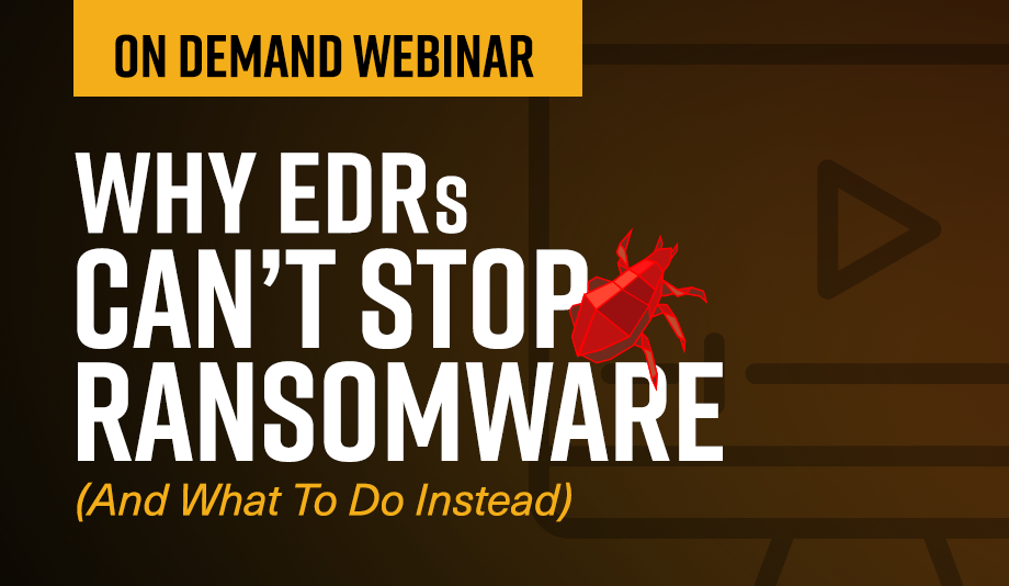 BullWall On Demand Webinar Why EDRs Can't Stop Ransomware Thumbnail